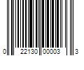 Barcode Image for UPC code 022130000033