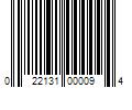 Barcode Image for UPC code 022131000094