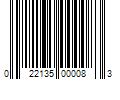 Barcode Image for UPC code 022135000083