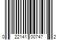 Barcode Image for UPC code 022141007472