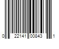 Barcode Image for UPC code 022141008431