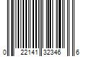 Barcode Image for UPC code 022141323466