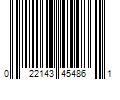 Barcode Image for UPC code 022143454861