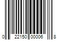 Barcode Image for UPC code 022150000068