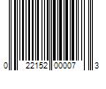 Barcode Image for UPC code 022152000073