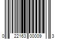 Barcode Image for UPC code 022163000093