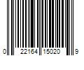 Barcode Image for UPC code 022164150209