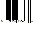 Barcode Image for UPC code 022164190434