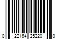 Barcode Image for UPC code 022164252200