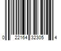 Barcode Image for UPC code 022164323054