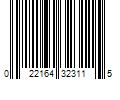 Barcode Image for UPC code 022164323115