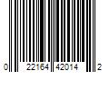 Barcode Image for UPC code 022164420142