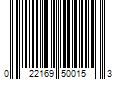 Barcode Image for UPC code 022169500153