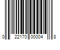 Barcode Image for UPC code 022170000048