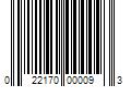 Barcode Image for UPC code 022170000093