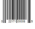 Barcode Image for UPC code 022171000085