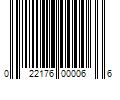 Barcode Image for UPC code 022176000066