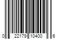 Barcode Image for UPC code 022179104006