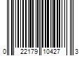 Barcode Image for UPC code 022179104273