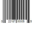 Barcode Image for UPC code 022187000055