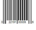 Barcode Image for UPC code 022191000096