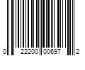 Barcode Image for UPC code 022200006972