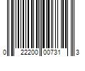 Barcode Image for UPC code 022200007313