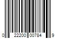 Barcode Image for UPC code 022200007849