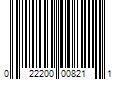 Barcode Image for UPC code 022200008211