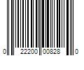 Barcode Image for UPC code 022200008280