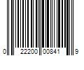 Barcode Image for UPC code 022200008419