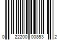 Barcode Image for UPC code 022200008532