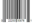 Barcode Image for UPC code 022200008761