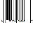 Barcode Image for UPC code 022200008877