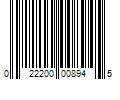 Barcode Image for UPC code 022200008945