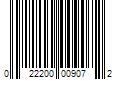 Barcode Image for UPC code 022200009072