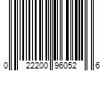 Barcode Image for UPC code 022200960526