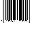 Barcode Image for UPC code 0222041028373