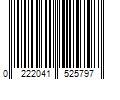 Barcode Image for UPC code 0222041525797