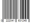 Barcode Image for UPC code 0222041631245