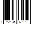 Barcode Image for UPC code 0222041631313