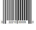 Barcode Image for UPC code 022210000090