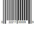 Barcode Image for UPC code 022211000099