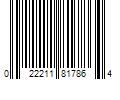 Barcode Image for UPC code 022211817864