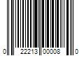 Barcode Image for UPC code 022213000080