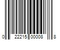 Barcode Image for UPC code 022215000088