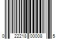 Barcode Image for UPC code 022218000085