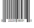 Barcode Image for UPC code 022220080310