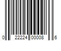 Barcode Image for UPC code 022224000086