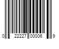 Barcode Image for UPC code 022227000069